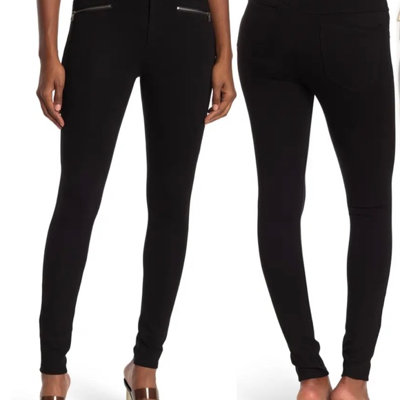 NORDSTORM Democracy AB Tech Double Zip Ponte Pants - Picture 6 of 7